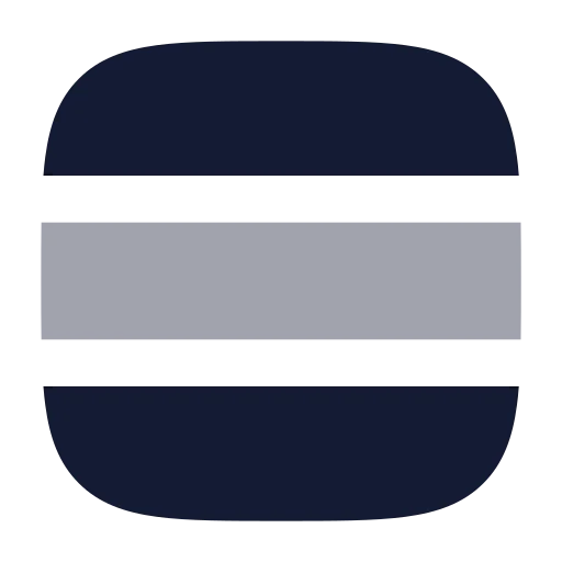 Rows 01 Icon in Bulk Rounded style