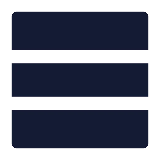 Rows 01 Icon in Solid Sharp style