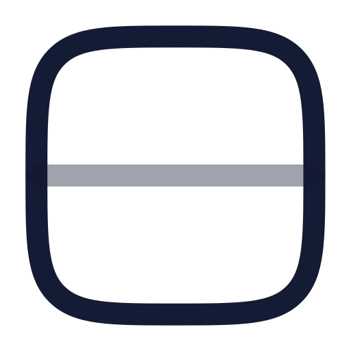 Rows Icon in Twotone Rounded style
