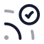 Rssconnected icon with twotone rounded style
