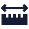 Ruler Dimension Line icon preview