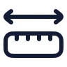 Ruler Dimension Line icon preview