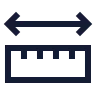 Ruler Dimension Line icon preview