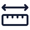 Ruler Dimension Line icon preview