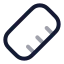 Ruler icon with twotone rounded style