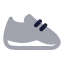 Runningshoes icon with bulk rounded style