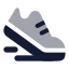 Runningshoes icon with bulk rounded style