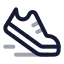 Runningshoes icon with twotone rounded style