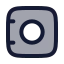 Safebox icon with duotone rounded style