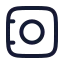 Safebox icon with stroke rounded style