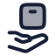 Safedelivery icon with duotone rounded style