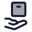Safedelivery icon with duotone standard style