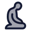 Salah icon with duotone rounded style