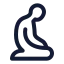 Salah icon with stroke rounded style
