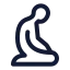 Salah icon with stroke standard style