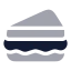 Sandwich icon with bulk rounded style