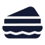 Sandwich icon with solid standard style