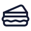 Sandwich icon with stroke standard style