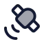 Satellite icon with duotone rounded style