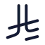 Saudiriyal icon with stroke rounded style