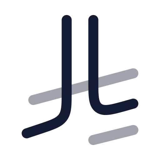 Saudi Riyal Icon in Twotone Rounded style