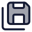 Saveall icon with duotone standard style