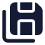Saveall icon with solid standard style
