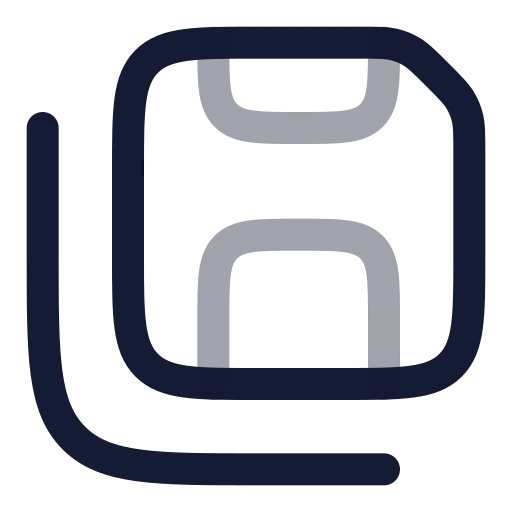 Save All Icon in Twotone Rounded style