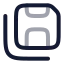 Saveall icon with twotone rounded style