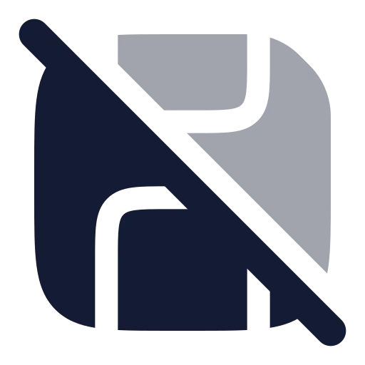 Save Off Icon in Bulk Rounded style