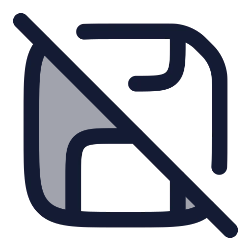 Save Off Icon in Duotone Rounded style