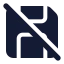 Saveoff icon with solid standard style