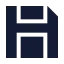 Save icon with solid sharp style