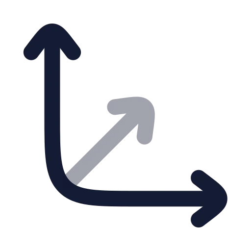 Scale 3 D Icon in Twotone Rounded style