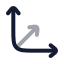 Scale 3 D icon with twotone rounded style