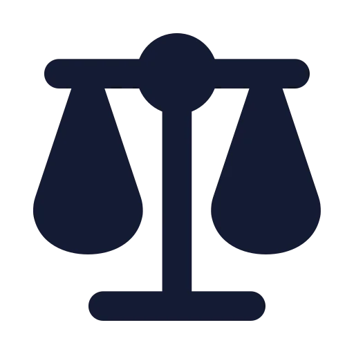 Scale Icon in Solid Rounded style