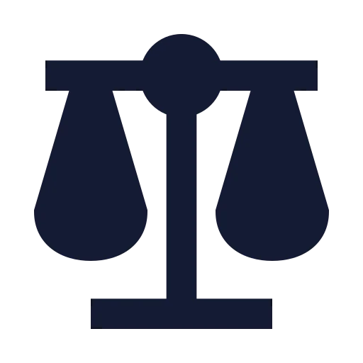 Scale Icon in Solid Sharp style