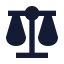 Scale icon with solid sharp style