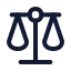 Scale icon with stroke standard style