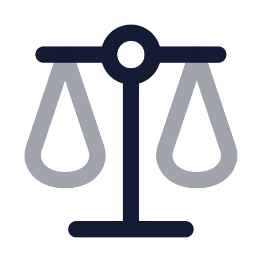 Scale Icon in Twotone Rounded style