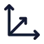 Scale 3 D icon with duotone standard style