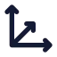 Scale 3 D icon with solid standard style