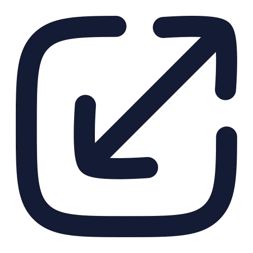 Scaling Icon in Solid Rounded style