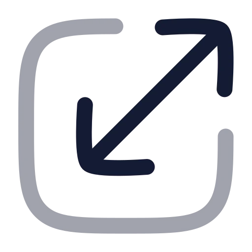 Scaling Icon in Twotone Rounded style