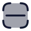 Scan icon with duotone rounded style