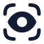 Scaneye icon with solid rounded style