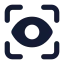 Scaneye icon with solid standard style
