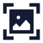 Scanimage icon with solid sharp style