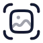 Scanimage icon with twotone rounded style