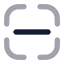Scanline icon with bulk rounded style